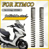 光陽工業 JSMT FOR KYMCO Xciting ST250 前叉加強彈簧摩托車改裝前減震器加強彈簧芯升級更換零件