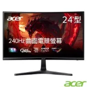 Acer 宏碁 Nitro ED240Q W0 23.6吋240Hz VA曲面電競螢幕 AMD FreeSync Premium