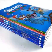 【現貨快速出貨】藍色小精靈英文版 The Smurfs 8冊 藍精靈漫畫繪本故事 漫畫書 全彩繪本故事