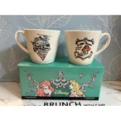 迪士尼 Disney 美人魚 屈臣氏 馬克杯 對杯 陶瓷杯 水杯 杯子 茶杯