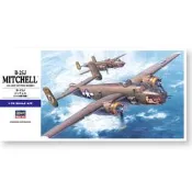  〈傑尼龜模玩〉√英利長谷川姘裝磨形1/72美國B-25J米切爾中型轟炸機00546
