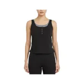 (店+)【adidas 愛迪達】LC8650 adidas FOS 假兩件撞色套頭背心 女款