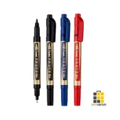 (店+)【Pentel 飛龍】Pentel 飛龍 雙頭油性筆 N75W【九乘九文具】油性筆 筆 雙頭奇異筆 奇異筆 極細油性筆 麥克筆 美工筆 雙頭筆