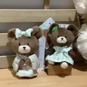 日本正版the bears’ school 上學熊 小熊學校 Jackie 傑琪 四葉草洋裝 娃娃 吊飾 鑰匙圈 掛飾