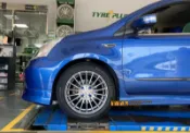【中清輪胎店】新款 放射狀 鋁圈樣式 16吋 4孔100 & 4孔114 7J ET40 灰車面