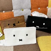 日本帶回 tente miffy 米菲兔 米飛兔 波里斯熊 大臉造型 魔鬼氈 絨毛面紙套 面紙盒 衛生紙套 桌上收納