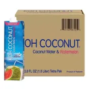 【Costco好市多】KOH COCONUT 西瓜椰子水 1公升 X 12入 KOH COCONUT Coconut Water & Watermelon 1 L X 12-Count