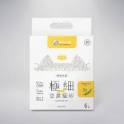 (店+)【NiceU】NiceU毛樂趣 極細1.5MM酵素消臭豆腐砂-六入組(原味)