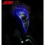 JDMGRAM 汽車皮革檔把 LED變色排檔頭 手排自排變速杆把手更換 汽車裝飾 【豐田 本田】 通用檔把頭 汽車內飾