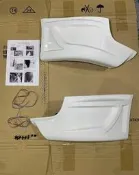 @中華三菱 MITSUBISHI@可魯多~COLT PLUS~後下巴/大包/擾流~空力套件~白色~全新原廠零件