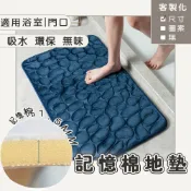 【台灣現貨】浴室超吸水｜24小時出貨 記憶棉地墊(60*40cm)  吸水軟地墊 瞬吸易乾不潮濕  止滑