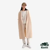 Roots女裝- SEYMOUR 長版大衣-米白色