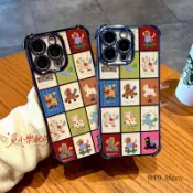 可愛動物四角防摔手機殼 適用OPPO A6X A6S A5pro A3pro A5 A3X A38 A72 AX7 A9
