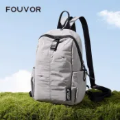 *Maiko*品牌Fouvor火狐（胸包/後背包）親膚柔軟微皺肌理面料肩背包 斜背包 後背包 胸包