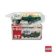 『 單位日貨 』絕版老物 日本正版 多美 TOMICA  舊紅標 No.57 日產 TANK LORRY 油罐車