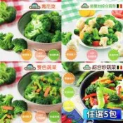 【GREENS】冷凍蔬菜系列1000g_(青花菜/雙色/4款綜合/7款綜合)_任選5包