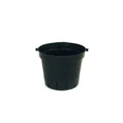(店+)【蔬菜之家】5吋蘭花盆黑吊耳盆.洋蘭吊盆花盆 塑膠花盆 蘭花種植