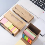 [客製化]  便利貼 盒裝便利貼 訂製logo 組合便籤本 筆筒學校招生展會 廣告宣傳實用禮品