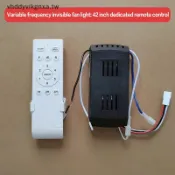 Vhddyvikgnxa 靜音低壓吊扇遙控器帶 6 速接收器套裝適用於客廳臥室節能操作 TW