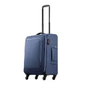 【ACE BAGS＆LUGGAGE】25吋 Rockpaint SS 經典款軟箱布箱行李箱(深藍色35702)