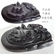 ⚡新品 澄泥硯天然遊戲津貼多功能四大名硯學生硯台磨墨書法用品墨碟墨