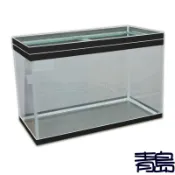 BK。。。青島水族。。。店長嚴選----標準型/上下護板全強化玻璃==2尺/空缸60x30x45cm(黑.白.銀)