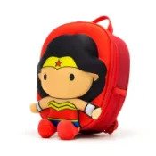JUMP星球 強強滾p-Travelmall｜DC正義聯盟授權兒童專用3D立體後背包-WONDER WOMAN神力女超人