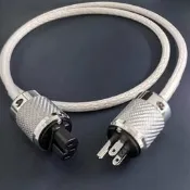 金寶8AG單晶銀電源線 發燒音響升級線 CD功放解碼器連接線 美標國標插頭 HiFi音質 2米3米5米可選