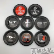 適用於Ford GT後標 ROUSH野馬車標 福特Mustang 2.3T後尾箱車貼 裝飾標誌 改裝黑色圓標