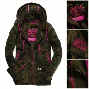 DryDog 跩狗嚴選 跩狗嚴選 極度乾燥 Superdry Ultimate M65 女款 迷彩 連帽 外套 風衣 輕便 薄夾克 純棉 英國 日本 國旗鐵牌 情侶款