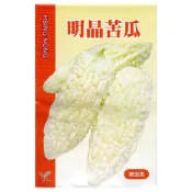 (店+)【天橙種子】明晶苦瓜種子 白苦瓜 約10粒 元月開始播種 蔬果種子 瓜果類  興農種苗 彩色原包裝