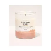 (店+)【Bath & Body Works】BBW 單芯香氛蠟燭〔椰香亞麻〕COCONUT LINEN - SINGLE WICK CANDLE