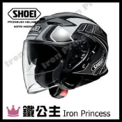 ▼鐵公主騎士部品▼SHOEI J-Cruise II 2代 3/4罩 內墨片通風透氣 AGLERO TC-5 黑灰