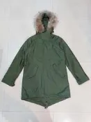 英國 Fred Perry M65 Parka 雙層 三用 皮草 魚尾 軍裝大衣