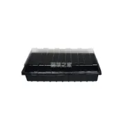(店+)【蔬菜之家】加大型育苗盤無孔含透明上蓋3組件育苗箱育苗盤播苗盤發芽盤栽培盤塑膠盤
