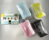 均福藥局 上好生醫 幼幼醫療防護口罩 50入 天空藍/酪梨綠/櫻花粉/武士黑 平面口罩 1-4歲
