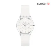 Swatch WHITE CLASSINESS 超薄手錶/男錶/女錶/瑞士製造 SS08K102-S14 (34mm)