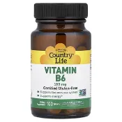 【iHerb】鄉村生活, 維生素 B6，100 毫克，100 片