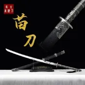 【可開統編】【苗刀】直播手工擺件收藏合金唐劍龍泉劍刀劍優質未開刃