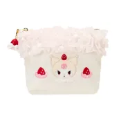 Sanrio 三麗鷗 粉色草莓蛋糕系列 荷葉邊風格化妝包 收納包 酷洛米 351784