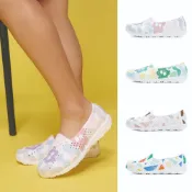 【PONY】TROPIC 輕量透氣洞洞鞋 男女 中性款 防水 透氣 拖鞋 洞洞鞋 雨鞋 水鞋 晴雨兩用 - 撞色&花朵