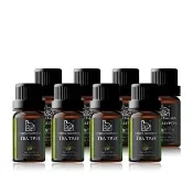 【Bonnie House 植享家】雙有機認證精油加倍組(尤加利精油5ml×4＋茶樹精油5ml×4)