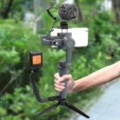 協貿國際日用品生活12館 適用于dji大疆osmo mobile 3 L型拓展支架靈眸2手機云臺1/4螺絲智