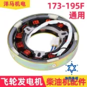 HappyLife 創意生活 免運 風冷柴油機發電機配件178F 186F 188 192F 195飛輪發電機充電線圈 可開發票 全六折 工廠現貨直銷 新品特價 cysh12183