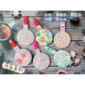 (上新布)JeanBlue手作/baby必備單品/圓型平安符袋/香火袋/護身符袋/花朵系列