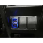 HONDA喜美 5代 5.5代 6代 CRV 專用 直上 QC3.0 Type-C 預留孔 雙孔USB充電 盲塞孔 FI