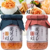 (店+)*貪吃熊*日本北海道函館 朝日荒鮭鮭魚鬆  原味 明太子風味 (100g)