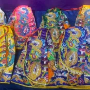 騰玉宴南式平繡尺二龍袍1.2南式龍袍尺三神明穿9色可選神明衣換新衣 騰玉宴 南式龍袍 尺三神衣.神明衣+奉帽 平繡龍袍