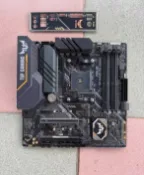 三和電腦配件店 華碩 TUF B450M-PRO GAMING 主機板 二手 性能穩定 支持銳龍5系列 功能完好 箱說全 無擋板