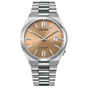 大高雄鐘錶城 CITIZEN 星辰 Mechanical NJ0158-89Y PANTONE限定情人節推薦款時尚腕錶 香檳金40mm｜樂天領券現折★全館特惠中★指定刷卡回饋10%